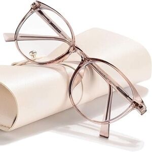 pink blue light blocking glasses